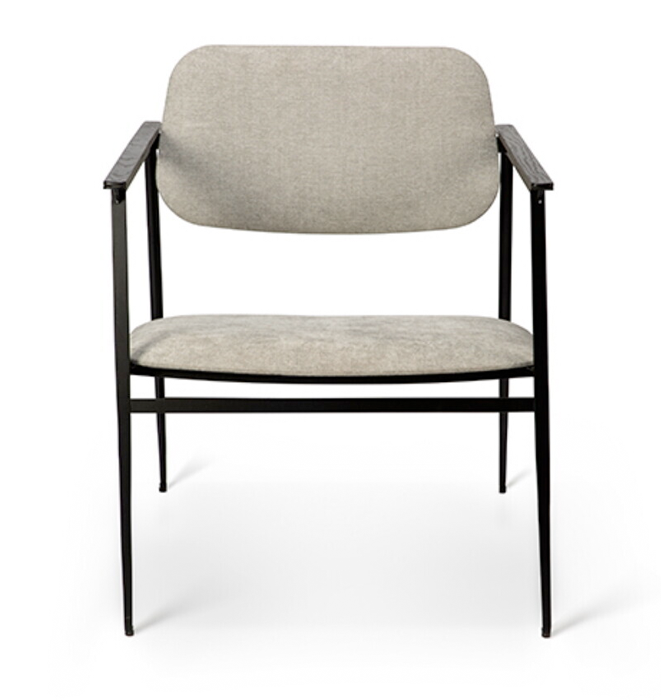 DC Lounge Chair by Ethnicraft - Light Grey