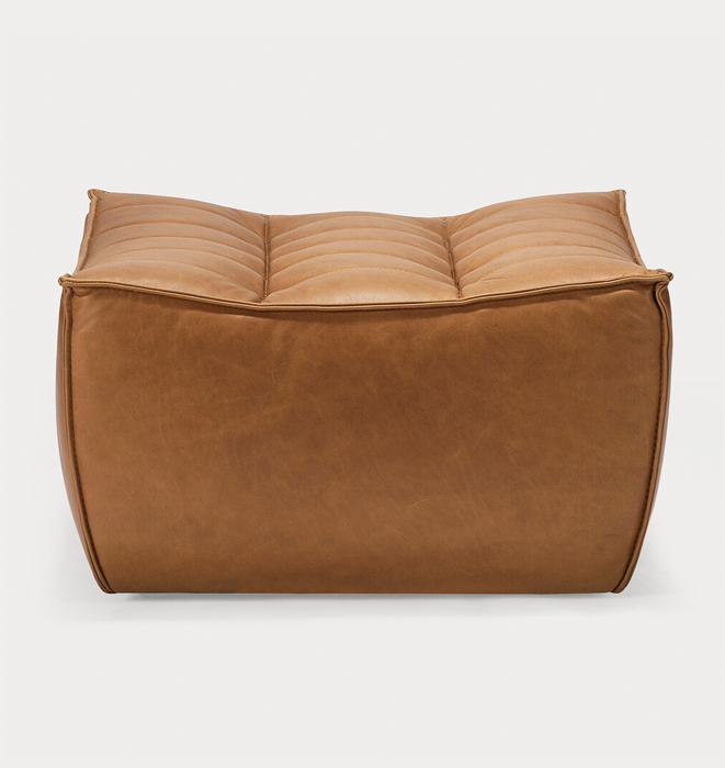 Ethnicraft N701 Sofa Footstool - Leather