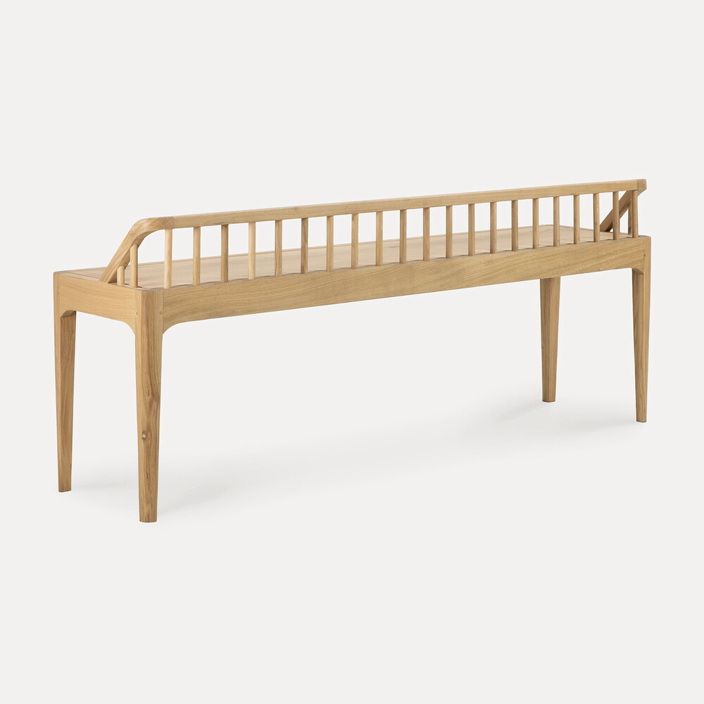 Ethnicraft Oak Spindle Bench Seat