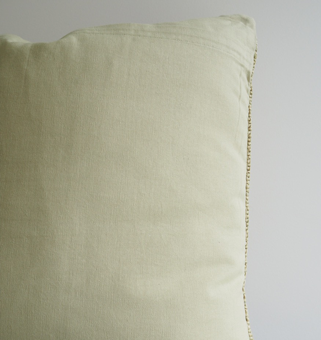 Woven Linen Olive Cushion