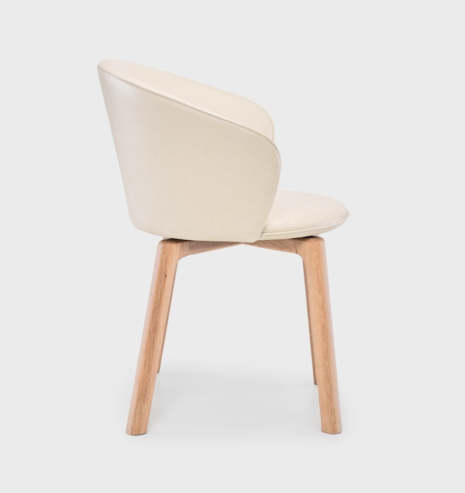 Glide Dining Chair by Sketch - Leather Upholstery