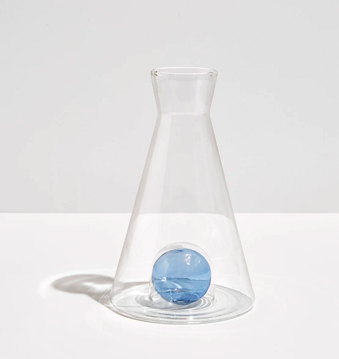 Fazeek Vice Versa Carafe - Clear + Blue