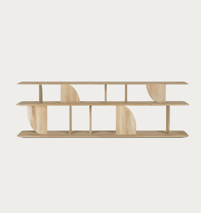 Ethnicraft Oak Geometric Console
