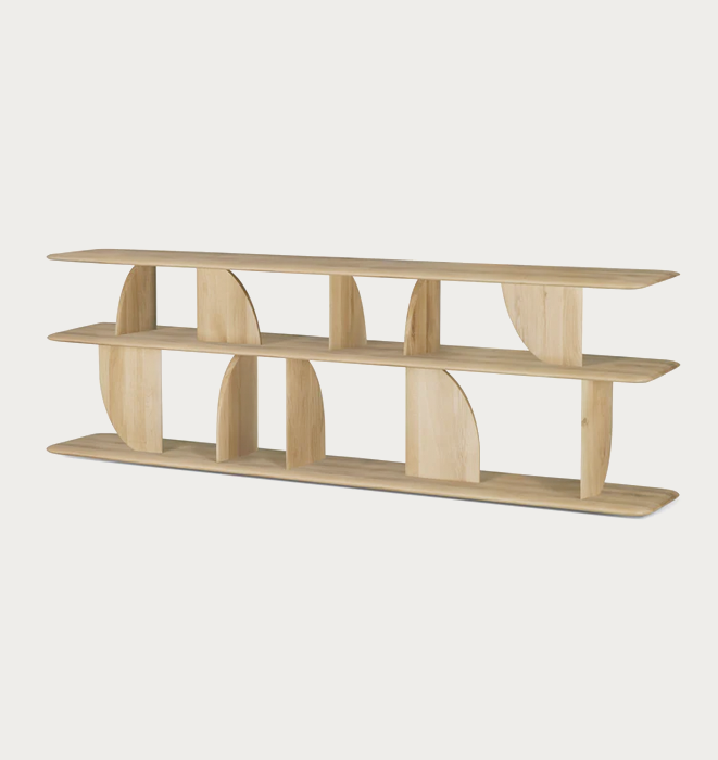 Ethnicraft Oak Geometric Console