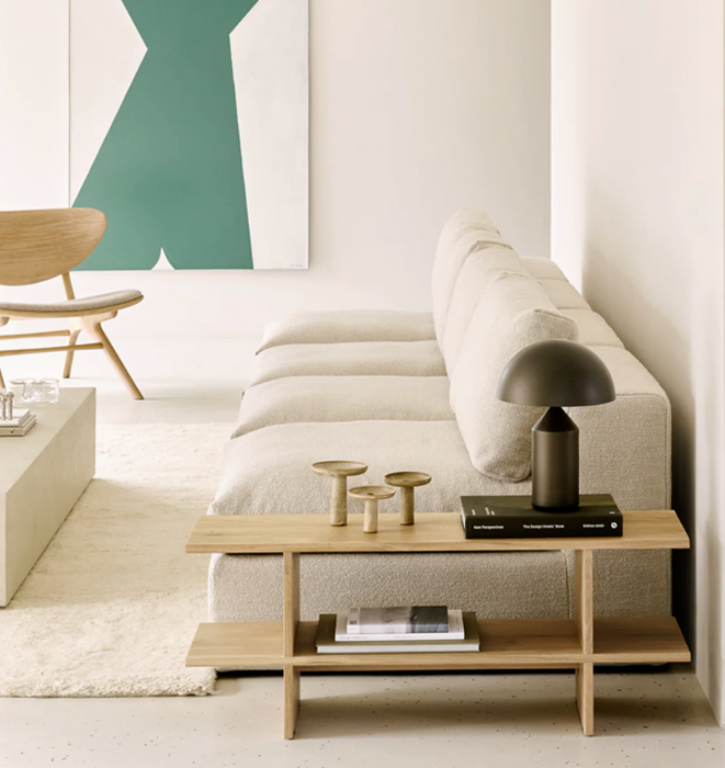Ethnicraft Oak Kabuki Side Table
