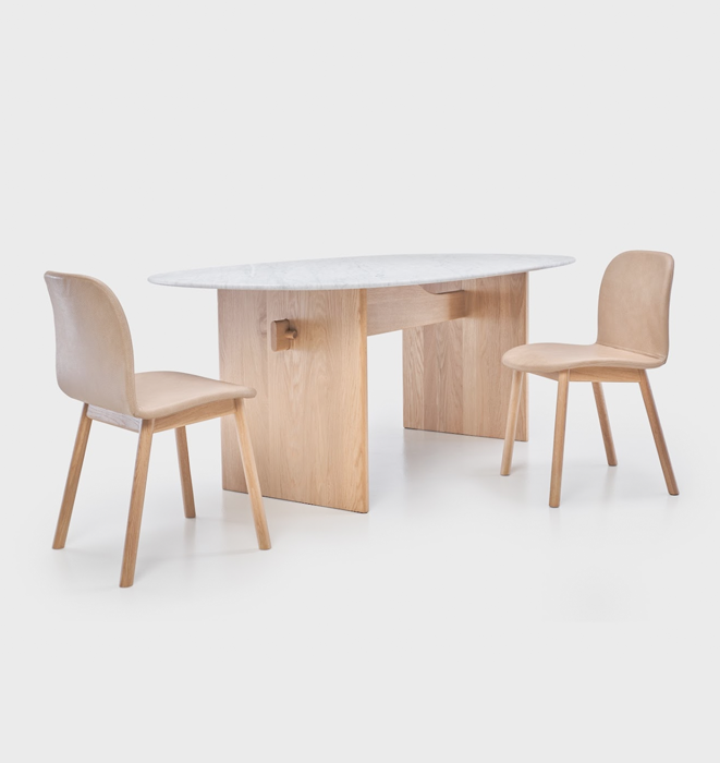 Kelly Timber Dining Table by Tolv