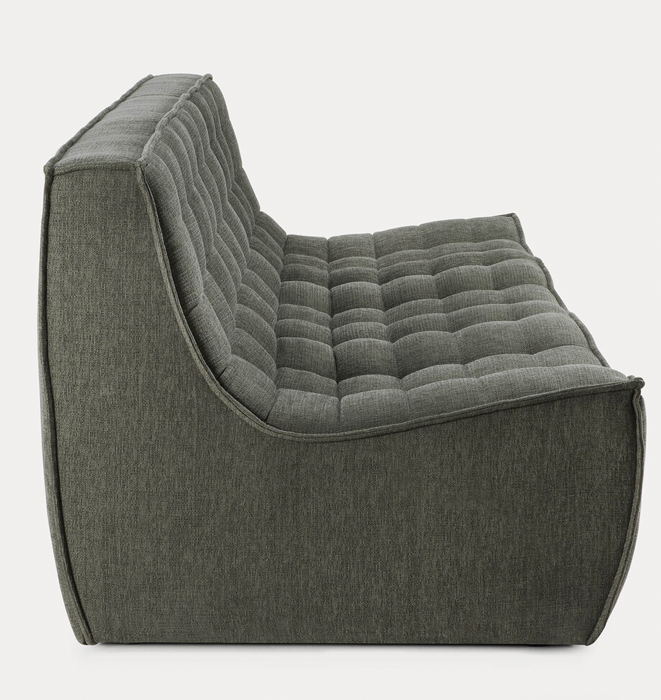 Ethnicraft N701 3 Seater Sofa - Eco Fabric Moss
