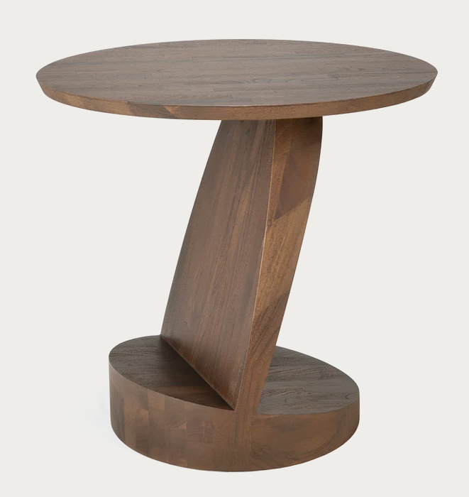 Ethnicraft Teak Oblic Side Table