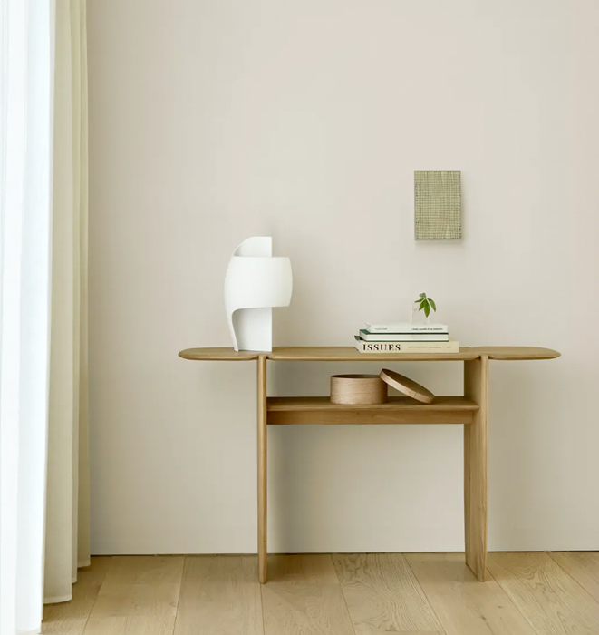 Ethnicraft Oak PI Console Table