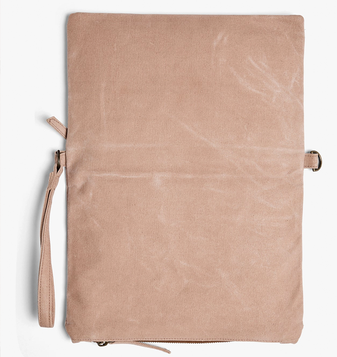 Pony Rider Market Clutch with Strap - Mocha