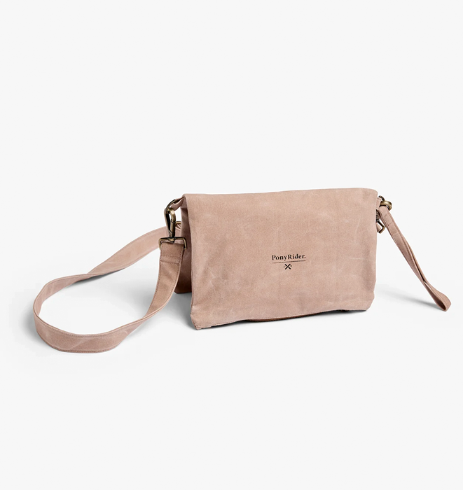 Pony Rider Market Clutch with Strap - Mocha