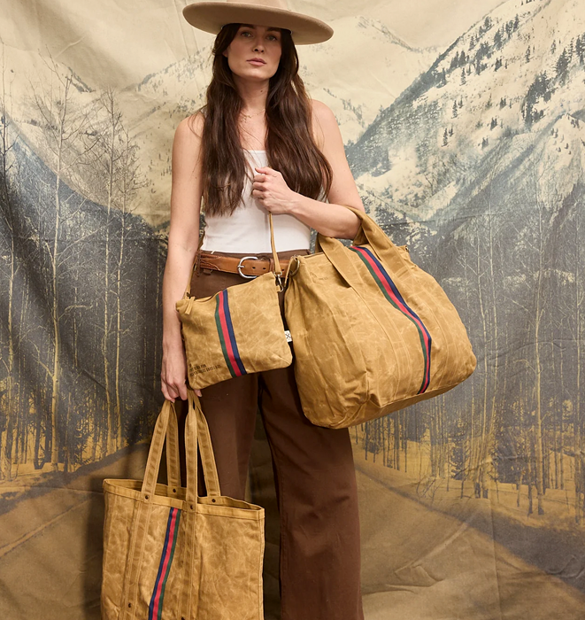 Pony Rider Escapee Canvas Overnight Bag | Golden Tan