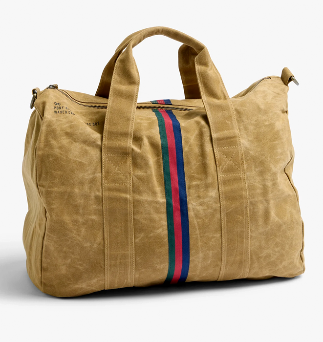 Pony Rider Escapee Canvas Overnight Bag | Golden Tan