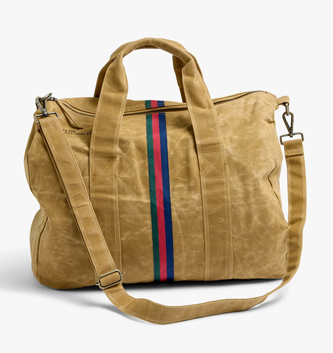 Pony Rider Escapee Canvas Overnight Bag | Golden Tan