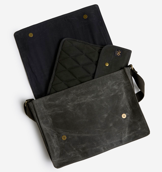 Pony Rider Slow Road Laptop Satchel - Iron