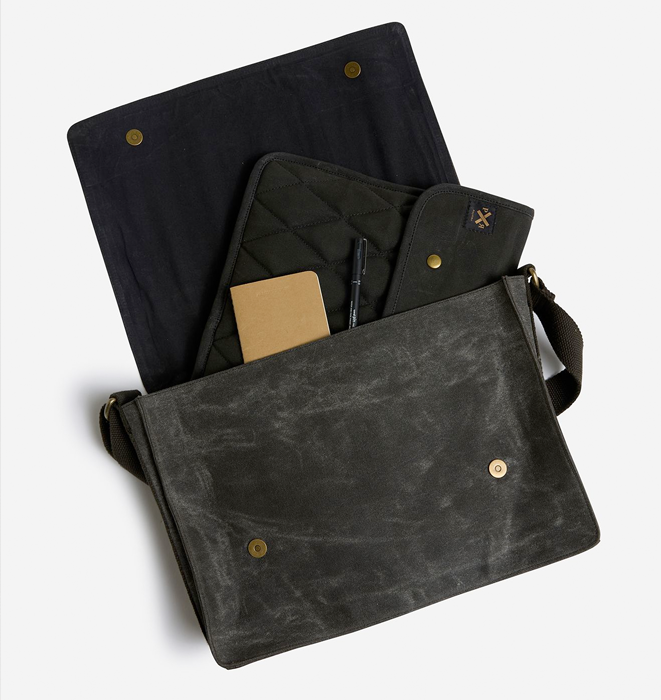 Pony Rider Slow Road Laptop Satchel - Iron