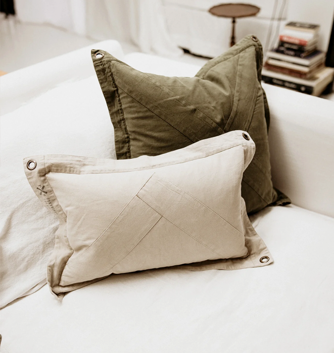 Pony Rider Highlander X Cushion | Khaki