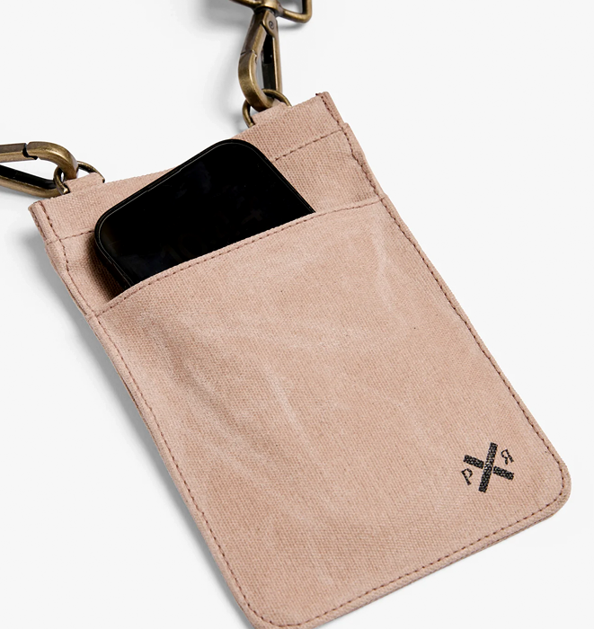 Pony Rider Slow Road Cross Body Phone Bag | Mocha
