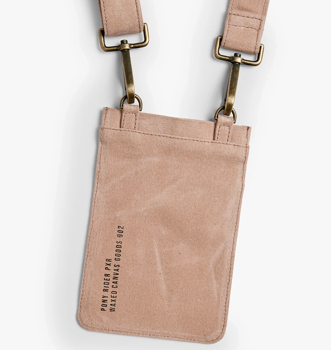 Pony Rider Slow Road Cross Body Phone Bag | Mocha