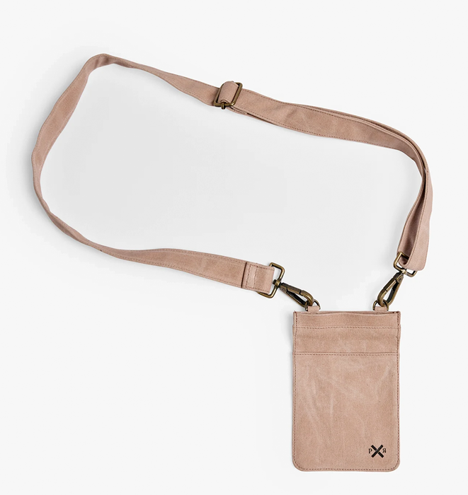 Pony Rider Slow Road Cross Body Phone Bag | Mocha