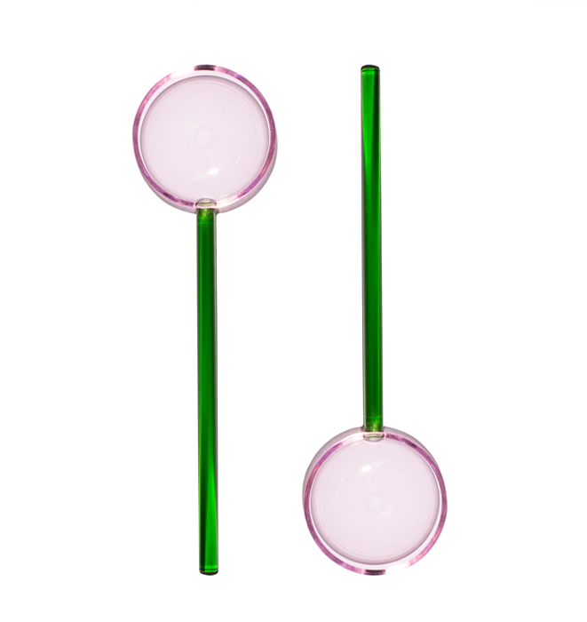 Fazeek Salad Servers - Pink + Green