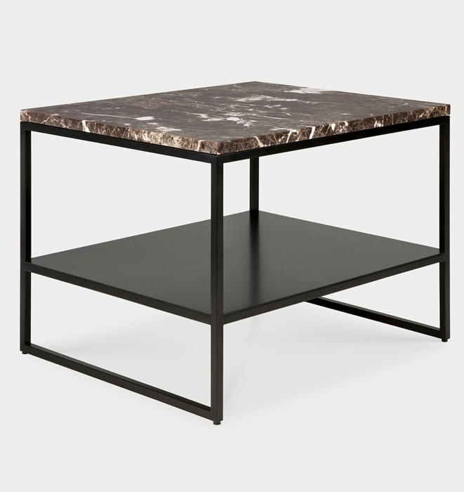 Ethnicraft Stone SIde Table - Dark Emperador