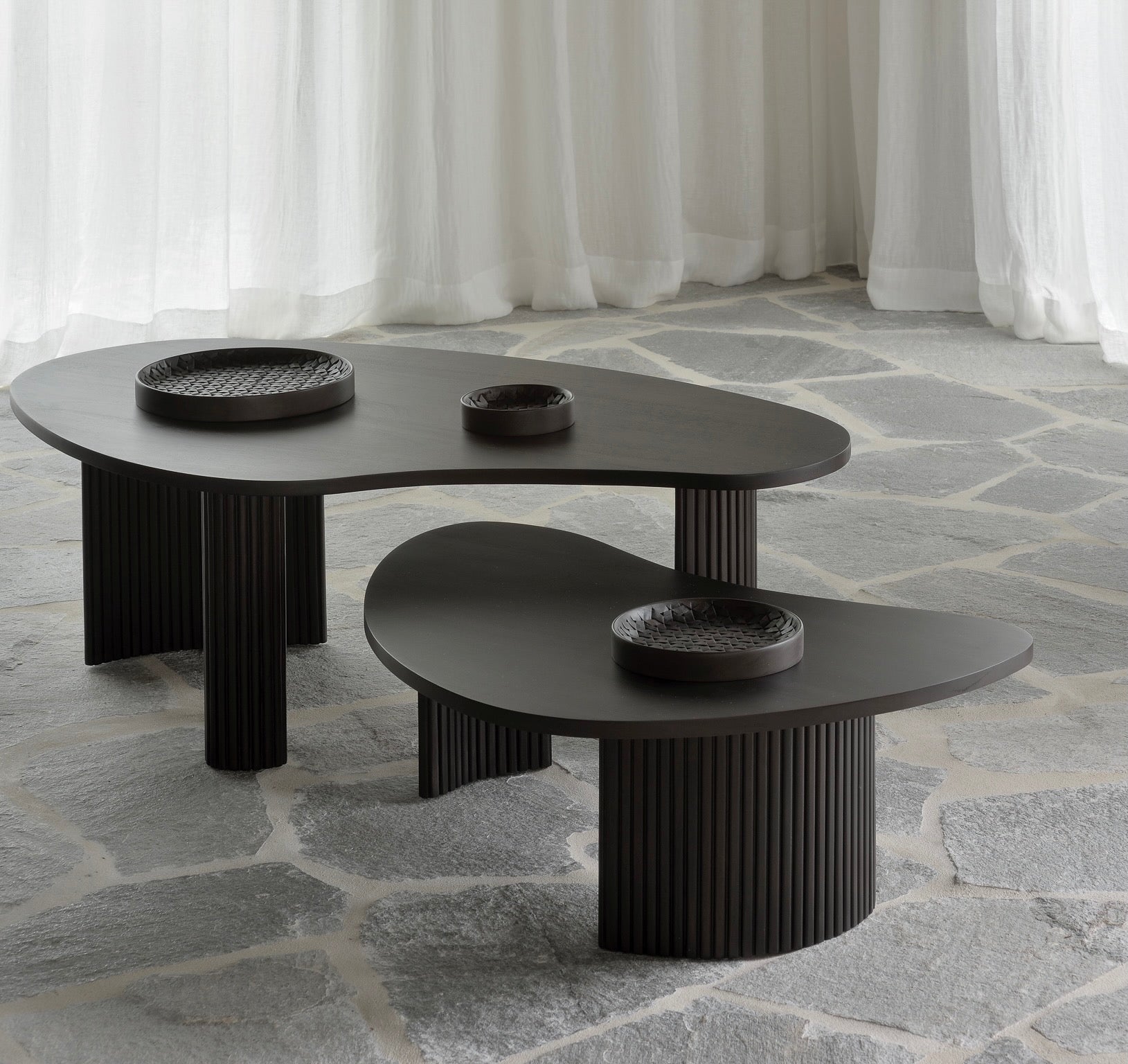 Dark brown deals coffee table