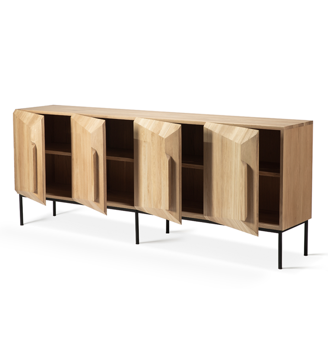 Ethnicraft Oak Stairs Sideboard