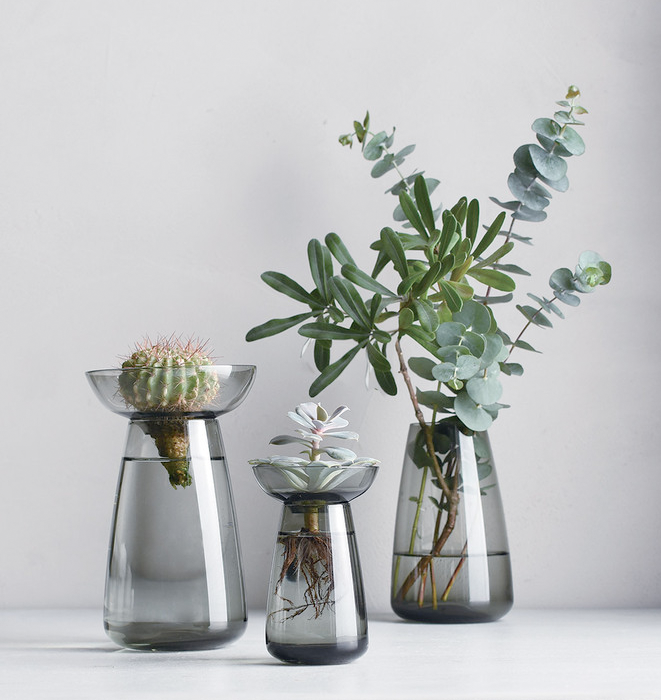 Kinto Aqua Culture Vase - Large Grey
