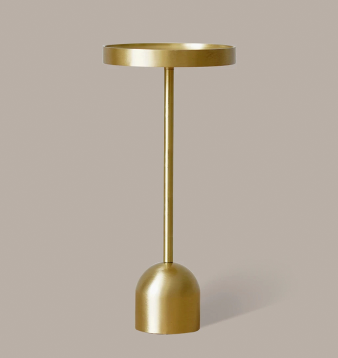 Black Blaze Fountain Brass Candle Holder - Large