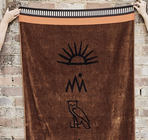 Our Totem Beach Towel By Pony Rider - Monks Robe