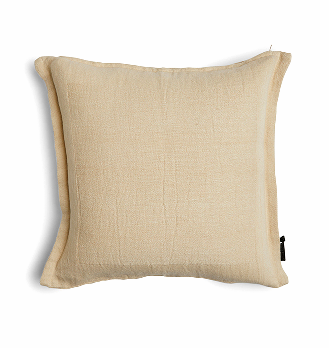 BareBones Linen Cushion Cover By Pony Rider - Angora