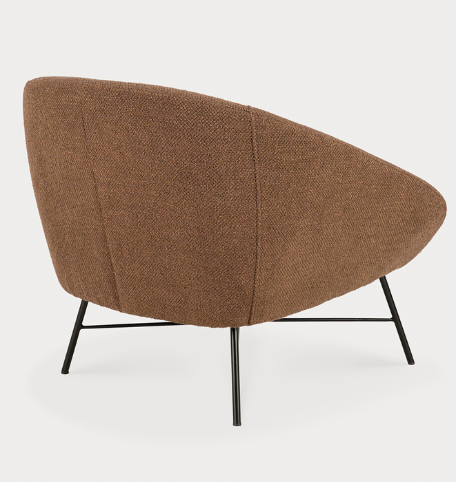 Ethnicraft Barrow Lounge Chair - Copper