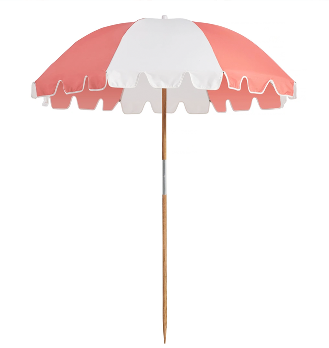 Coral Weekend Umbrella by Basil Bangs