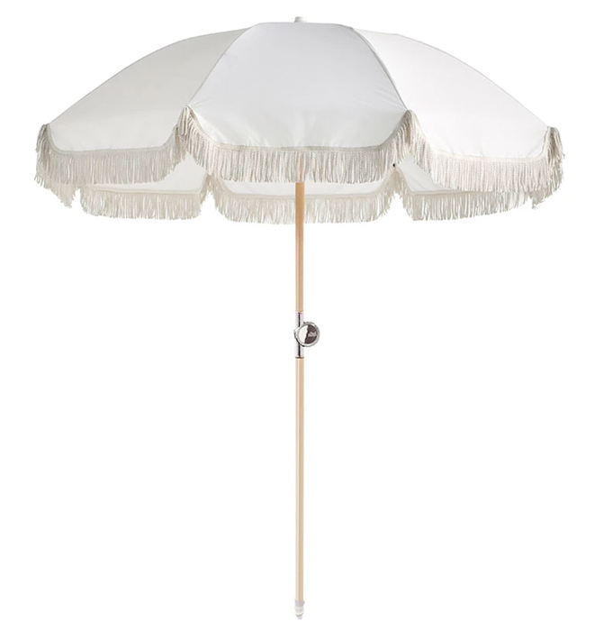 Salt Premium Beach Umbrella by Basil Bangs