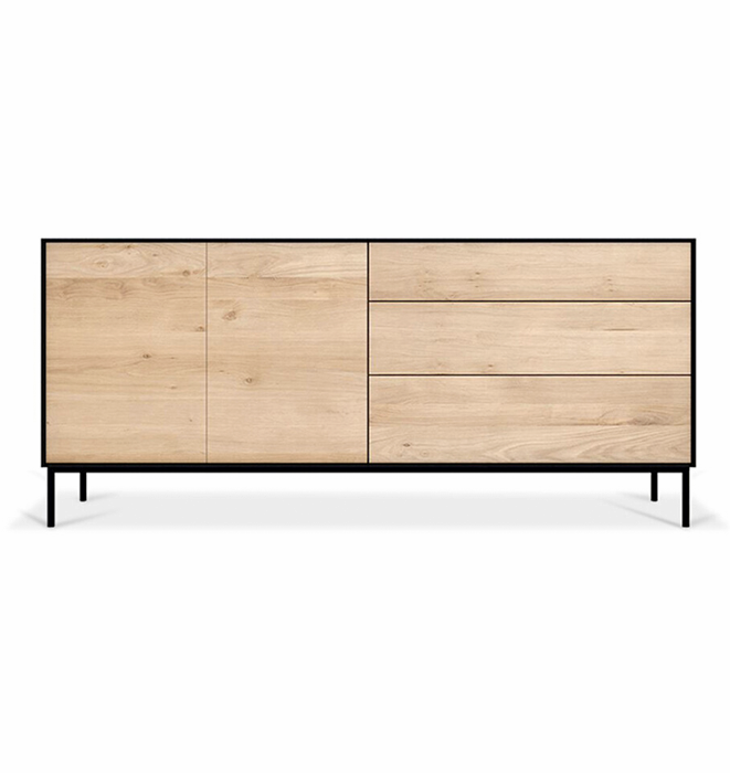 Ethnicraft Blackbird Sideboard - Two doors, 3 drawers