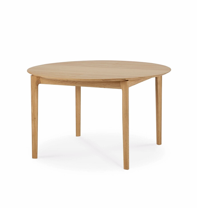 Ethnicraft Bok Round Extendable Dining Table