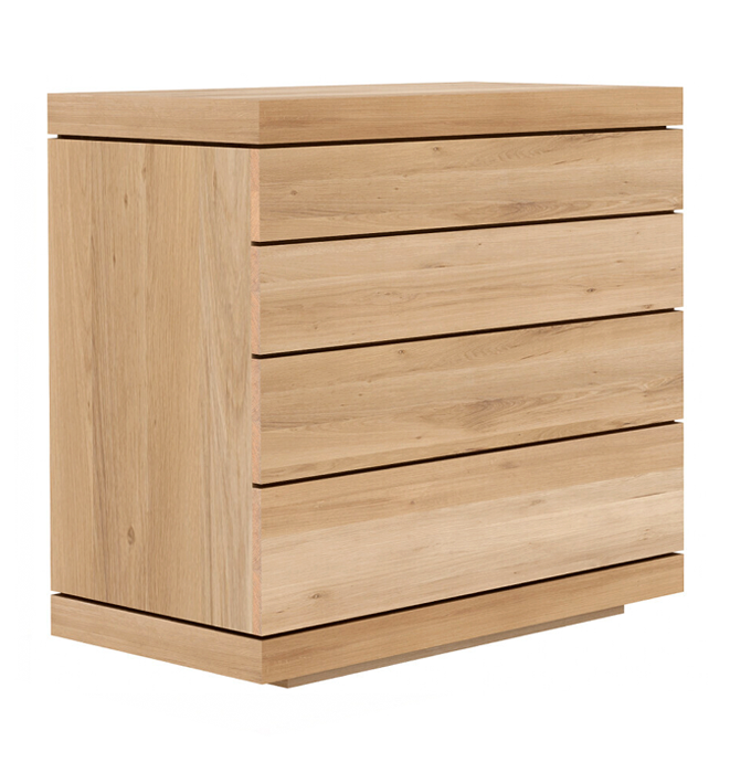 Ethnicraft Oak Burger Chest Of Drawers
