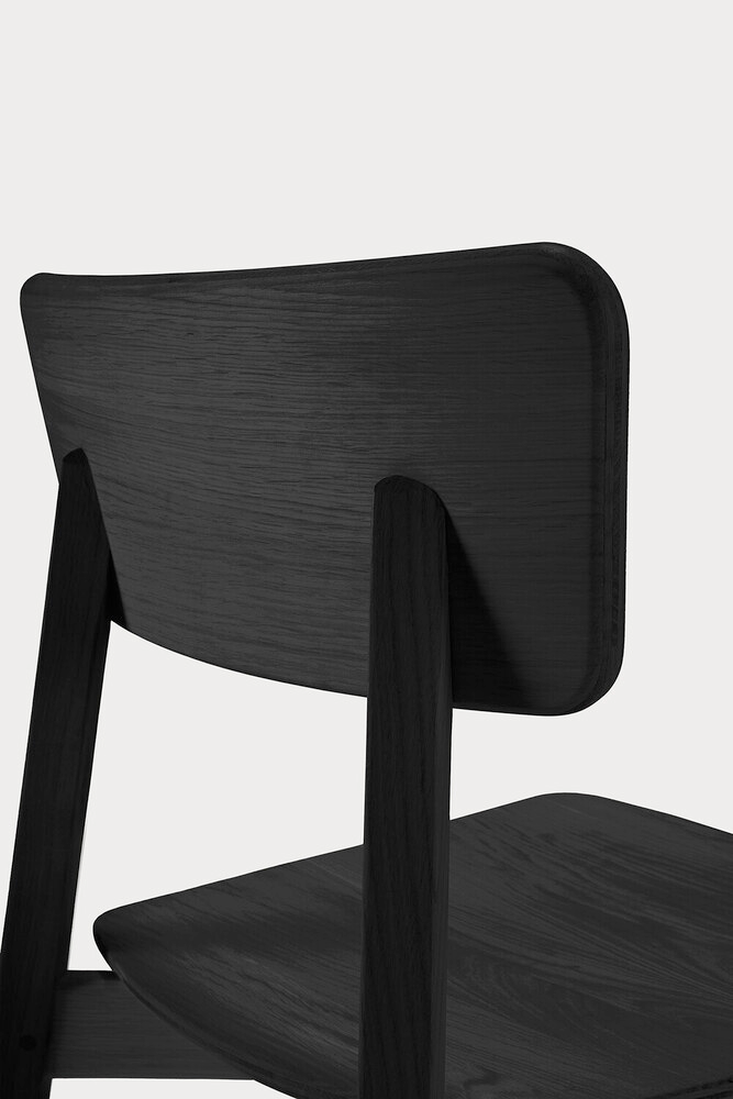 Ethnicraft Black Casale Dining Chair