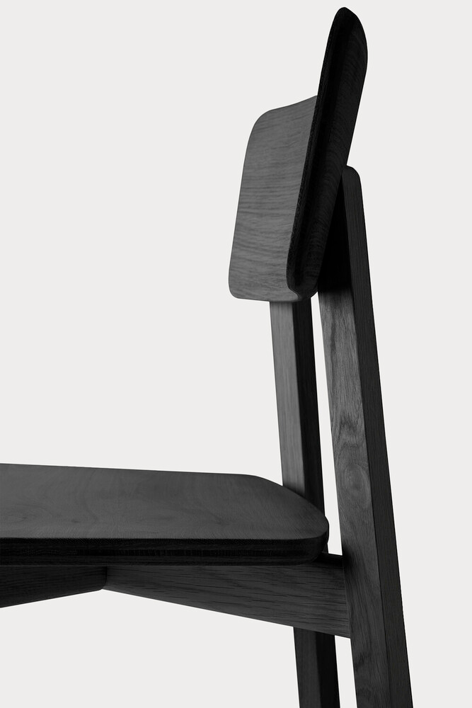 Ethnicraft Black Casale Dining Chair