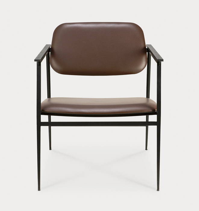 DC Lounge Chair by Ethnicraft - Chocolate Leather