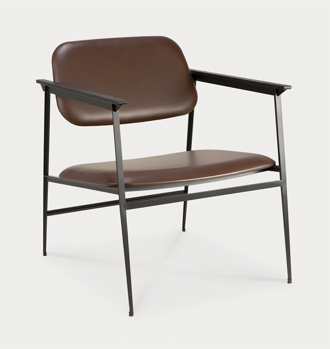 DC Lounge Chair by Ethnicraft - Chocolate Leather