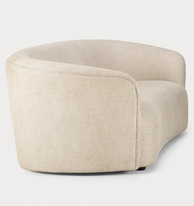 Ethnicraft Ellipse 3 Seater Sofa - Oatmeal