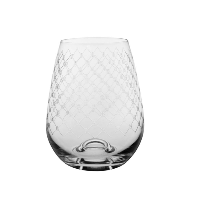 Fishnet Stemless Glass