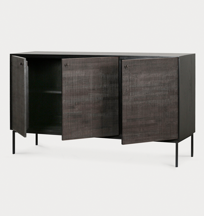 Ethnicraft Teak Grooves Sideboard