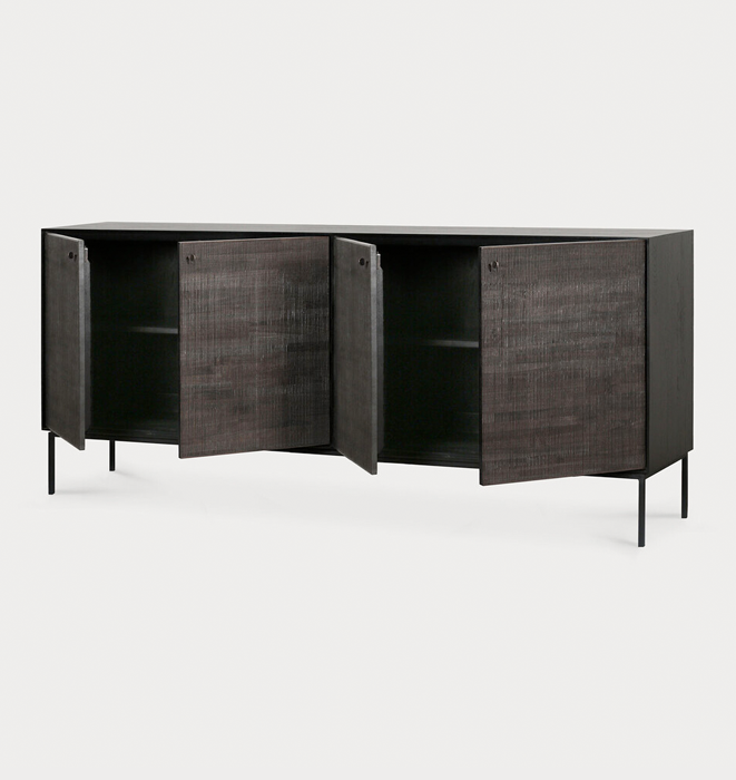 Ethnicraft Teak Grooves Sideboard