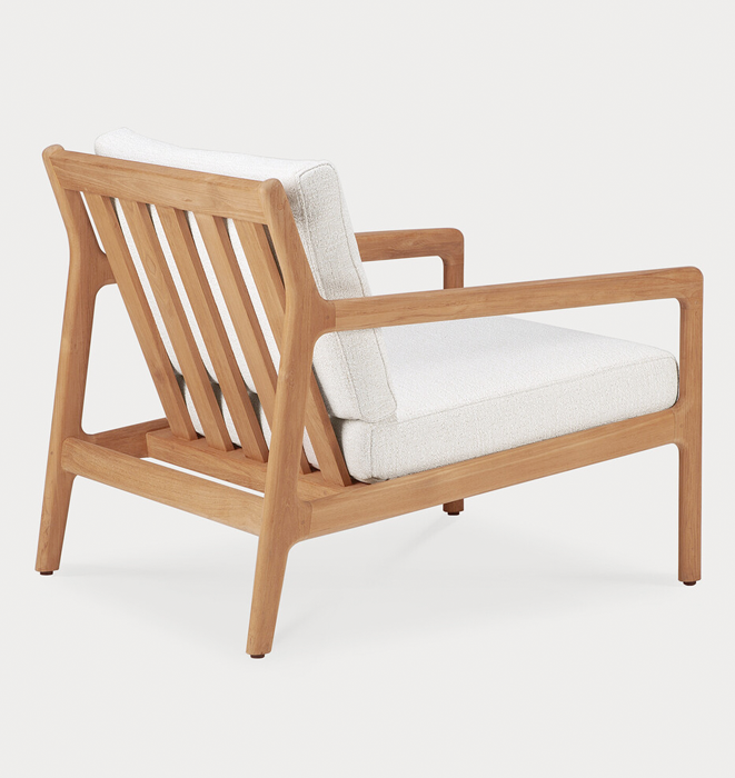 Ethnicraft Jack Outdoor Single Seater - Off white
