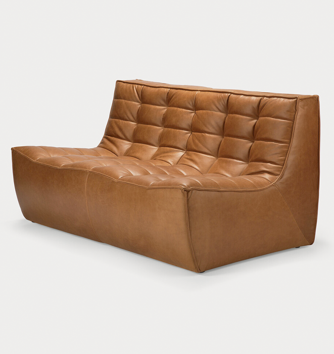 Ethnicraft N701 2 Seater Sofa - Leather