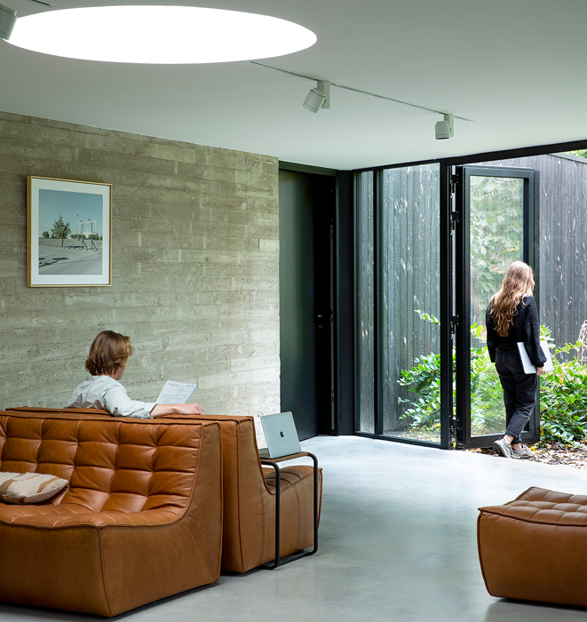 Ethnicraft N701 2 Seater Sofa Old Saddle Kartique