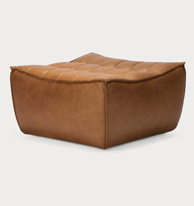 Ethnicraft N701 Sofa Footstool - Leather